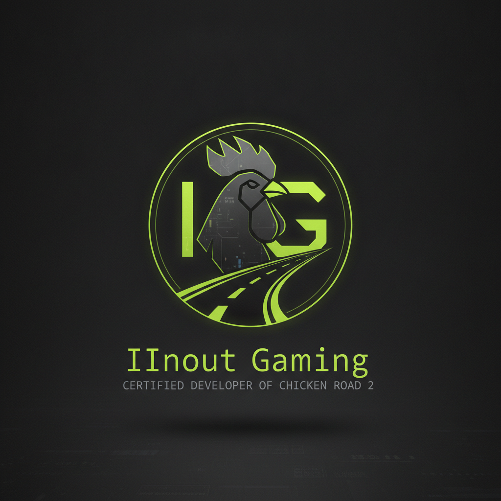 Logo InOut Gaming, développeur certifié de Chicken Road 2
